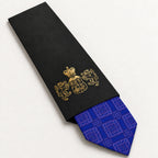 Mauve Plaid Silk Tie in George Neale premium packaging
