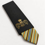 Green Multi-Stripe Silk Tie in George Neale premium packaging